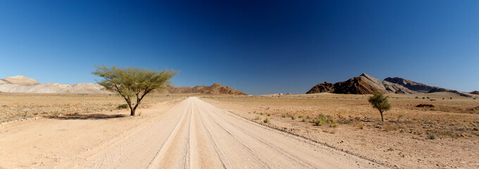 Desert Highway at Sossusvlei, Namibia