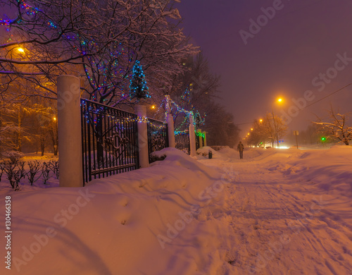 quot city park decorated with christmas lights quot стоковая quot city park decorated with christmas lights quot стоковая
