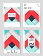 Abstract vector layout background set. For art template design, list, page, mockup brochure theme style, banner, idea, cover, booklet, print, flyer, book, blank, card, ad, sign, sheet, a4.