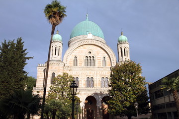 Fototapeta na wymiar Florence synagogue, Italy