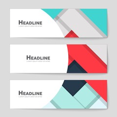 Naklejka premium Abstract vector layout background set. For art template design, list, page, mockup brochure theme style, banner, idea, cover, booklet, print, flyer, book, blank, card, ad, sign, sheet, a4.