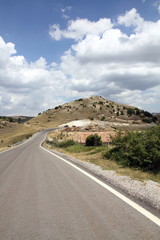 Cows Gudar mountains landscape Teruel Aragon Spain