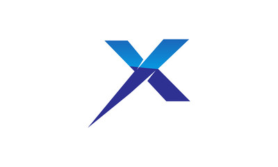 Letter X Modern Logo 