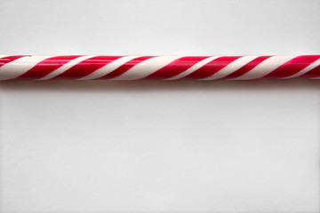 Fototapeta premium Striped Candy Cane Close-Up