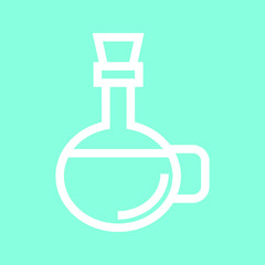 Olive oil icon in trendy flat style isolated on grey background. Kitchen symbol for your design, logo, UI. Vector illustration, EPS10.