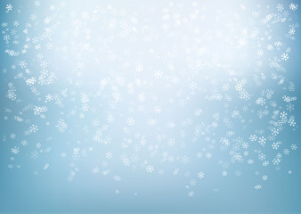 Christmas snowflakes background.