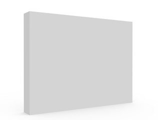 blank white box model