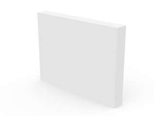Naklejka premium blank white box model