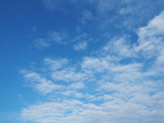 Naklejka na ściany i meble Blue sky and cloud for natural background