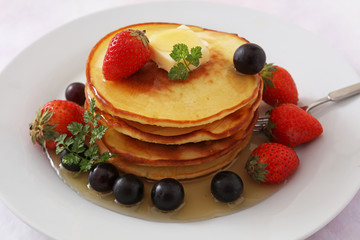 おいしそうなパンケーキ