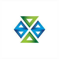 Triangle abstract  logo