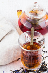 cup of tea and teapot