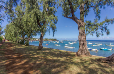 port de pêche du Bassin Pirogue, station balnéaire de l'Etang-Salé-les-Bains, île de la Réunion 