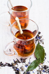 two cups of tea