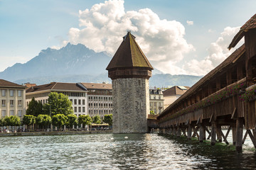 Chapel bridge in Lucerne