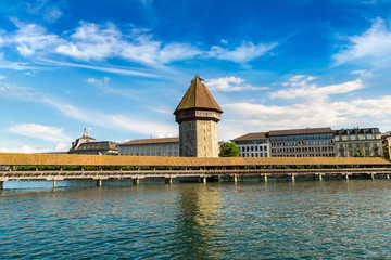 Chapel bridge in Lucerne