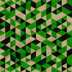 Retro pattern of geometric shapes
