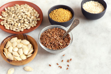 Assorted oil seeds