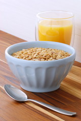 Delicious muesli breakfast