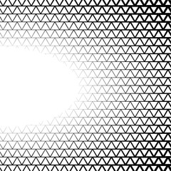 Background with gradient of triangle shaped cells grid