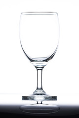 Glass with water..