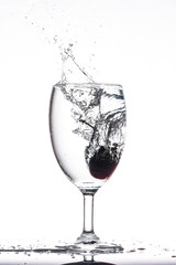 Cherry juice splash..