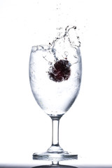 Cherry juice splash..