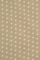 ドット柄の布