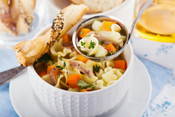 Chicken noodle soup