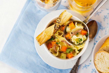 Chicken noodle soup
