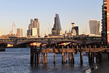 Naklejka premium Boomtown London / Cityskyline 12-2016