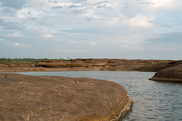 Big puddle on the rock