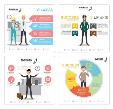 business success info graphic