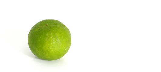 lime isolated on white background