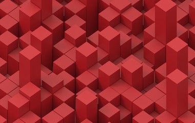 Obraz premium Abstract image of cubes background. 3d illustration.