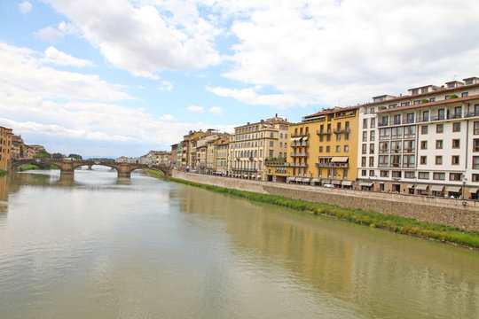 Firenze Florence cityscape Tuscany Italy Arno river