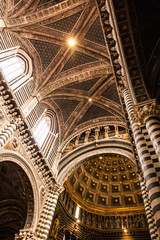 inside view of Duomo di Siena