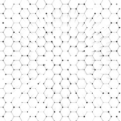 Background of hexagonal geometric abstract cells pattern