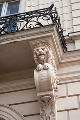 Balcony in the courtyard