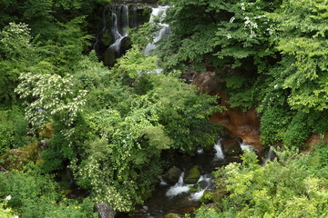 夏の渓流