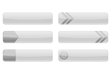 User interface symbols. Web site menu elements
