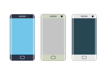 Smartphones with curved  screen, edge display