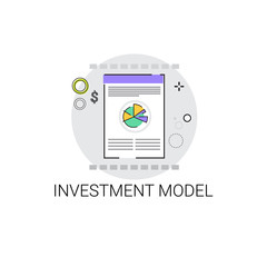 Investment Project Model Business Icon Vector Illustration