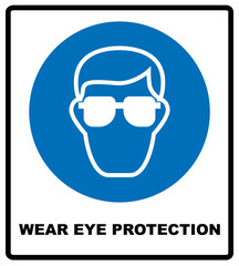 Wear eye protection