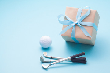 父の日ギフト　ゴルフクラブのミニチュア