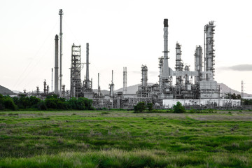 Oil refinery in thailand..