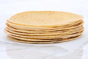 Delicious mexican corn tortillas