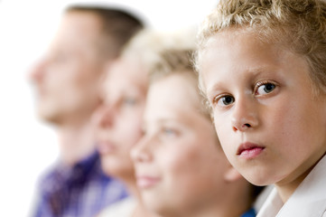 youngest son in focus