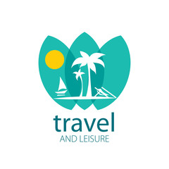 Vector logo travel