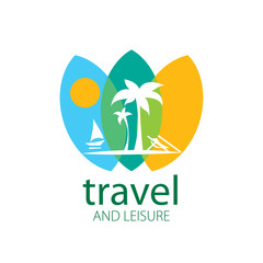 Vector logo travel